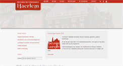 Desktop Screenshot of haerlem.nl